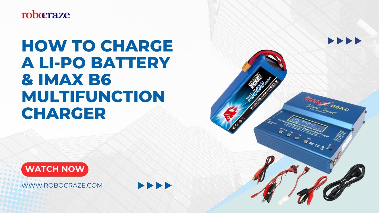 How to Safely Charge a Li-Po Battery with the IMAX B6 Charger (Setup & 1C Rule)