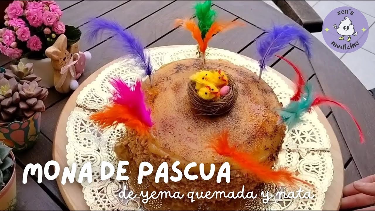 MONA DE PASCUA de yema quemada y nata☆ xen's medicine