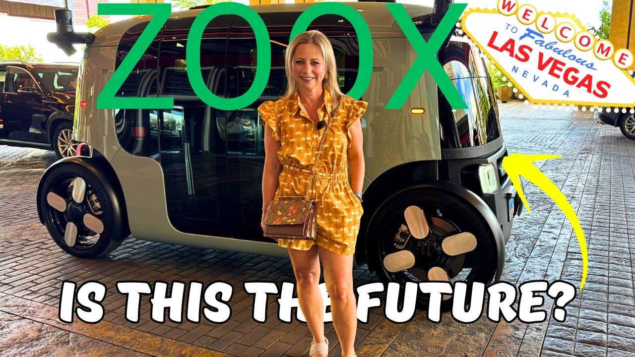 My Wild Ride in a ZOOX Robotaxi on the Las Vegas Strip - No Driver!