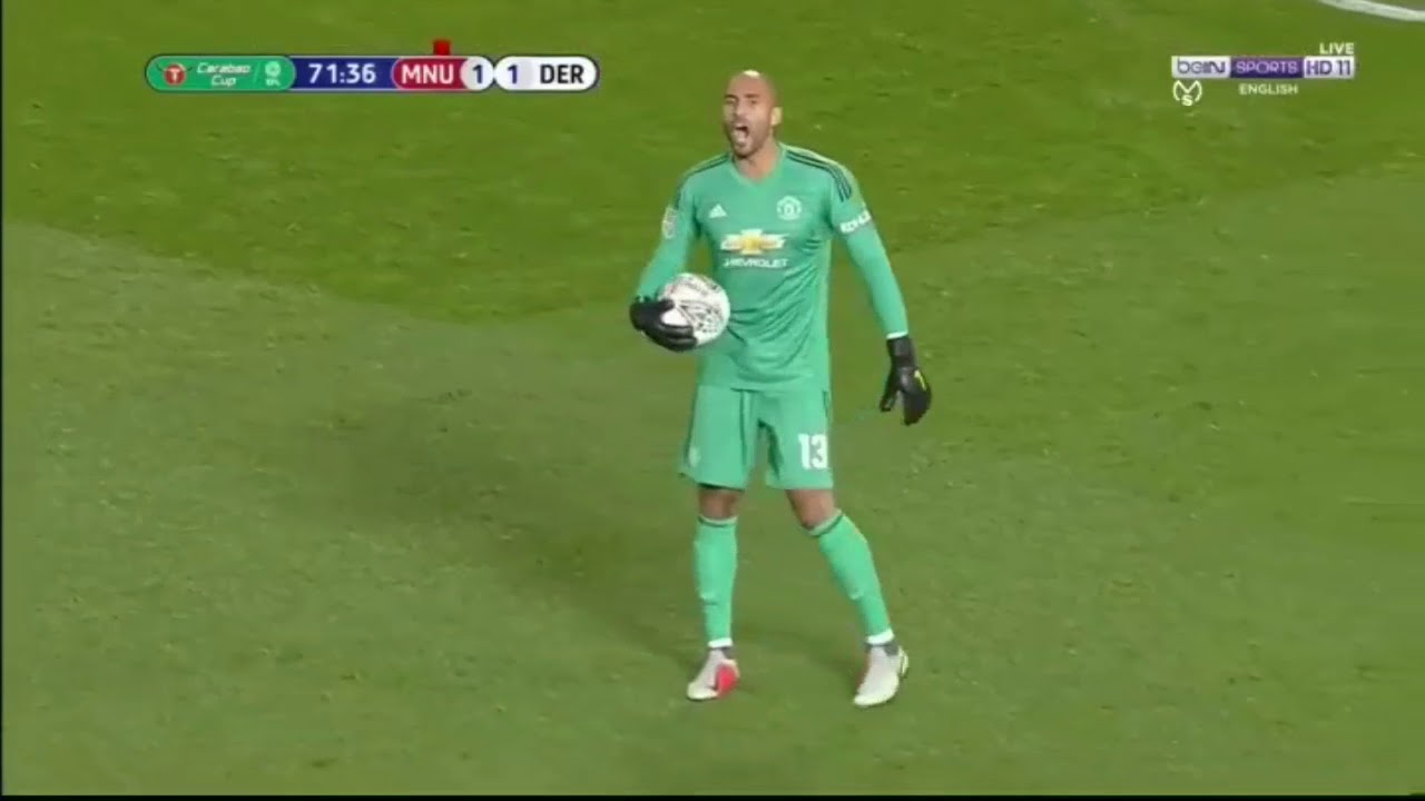 Lee Grant Vs Derby County - Crazy saves (Old Trafford Debut) 25/09/2018 HD
