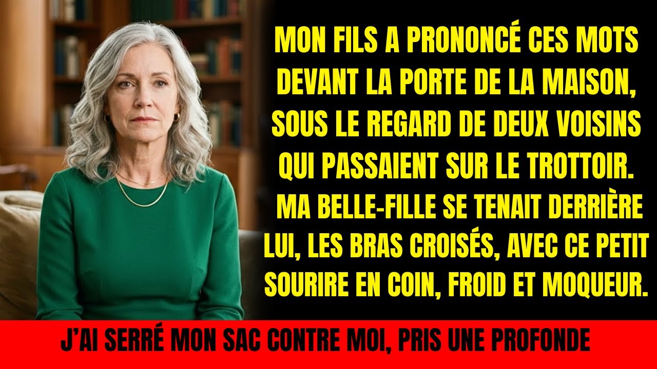 J’ai été jetée comme une ordure par mon propre fils. Deux semaines plus tard, il a supplié pardon.