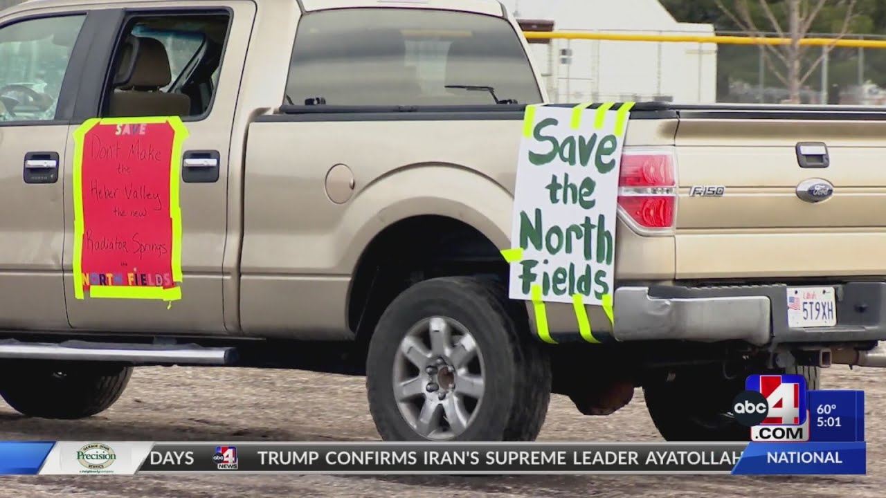 Hundreds protest UDOT's proposed highway in Wasatch County