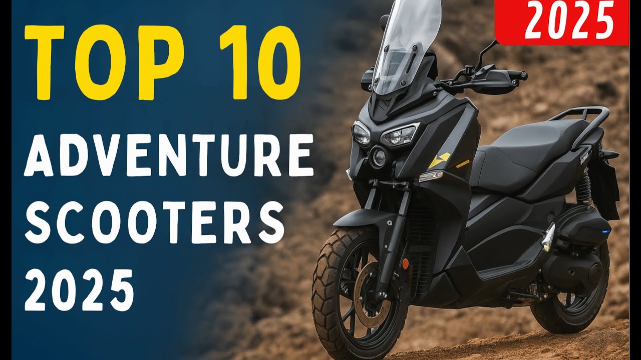 Top 10 Adventure Scooters in the world (2025 Edition)
