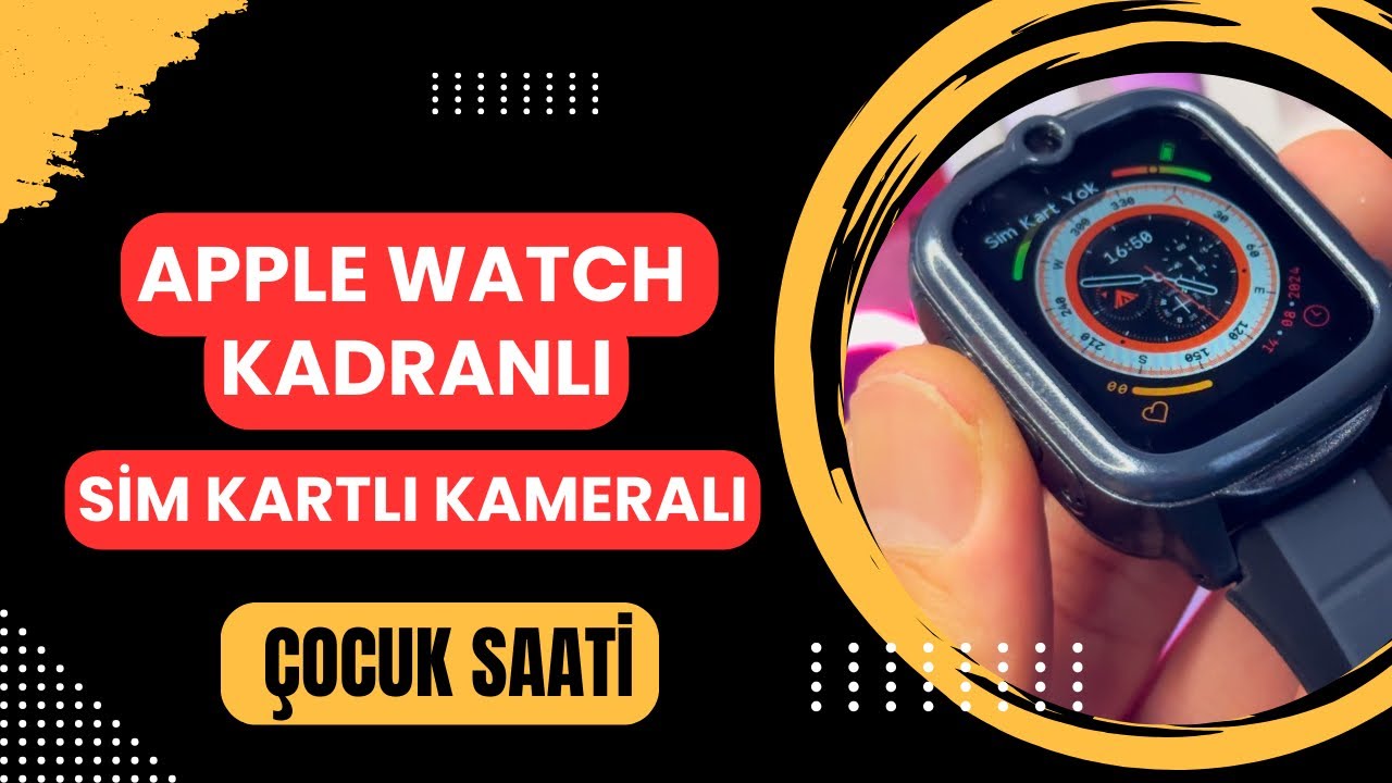 En İyi Akıllı Çocuk Saati • Harvox Kids 4G Pro (Apple Watch Kadranlı)