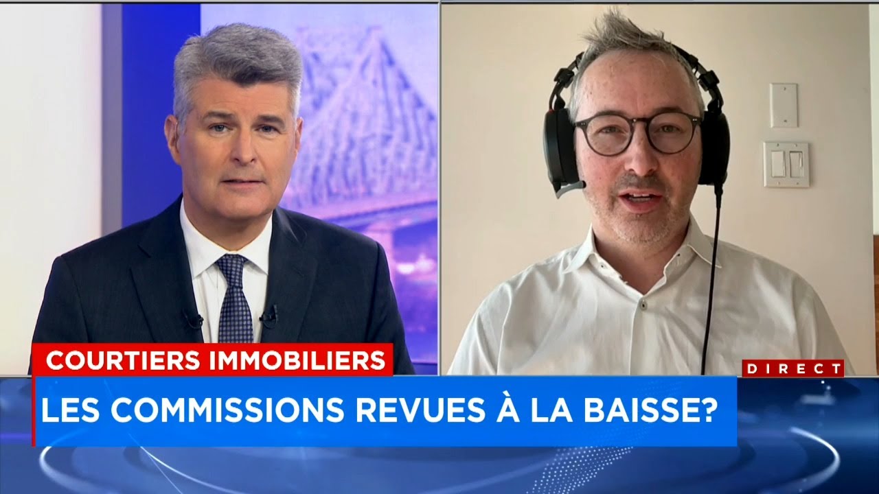 Courtiers immobiliers: les commissions revues à la baisse? - entrevue