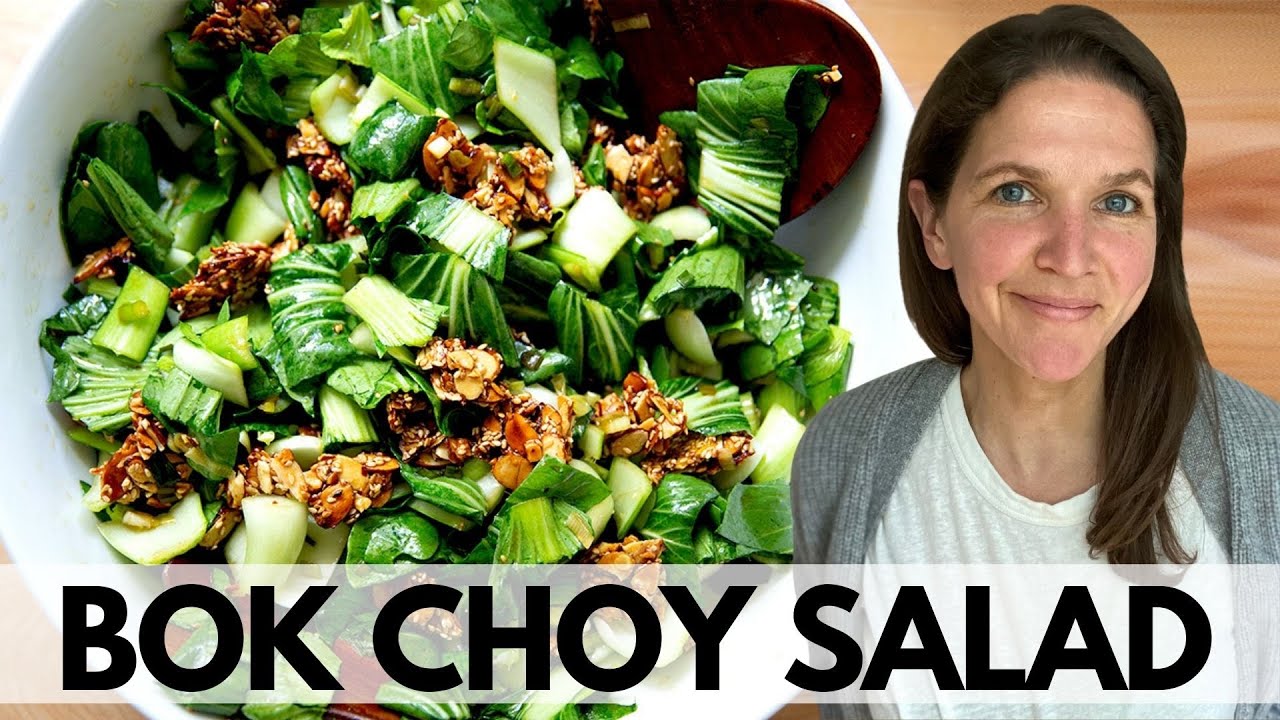 Bok Choy Salad With Sesame-Almond Crunch