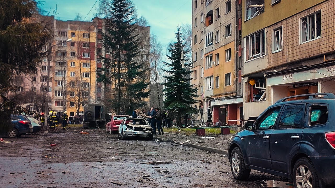 🇺🇦 LVIV💥THE CONSEQUENCES OF THE ROCKET STRIKE ON LVIV 12/29/2023 TERRIBLE CONSEQUENCES
