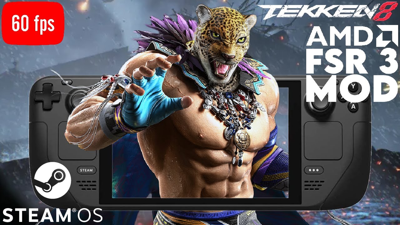 60 fps Best Settings for Tekken 8 Steam Deck SteamOS (Not FSR 3 Mod) #tekken8 #steamdeck #fsr3