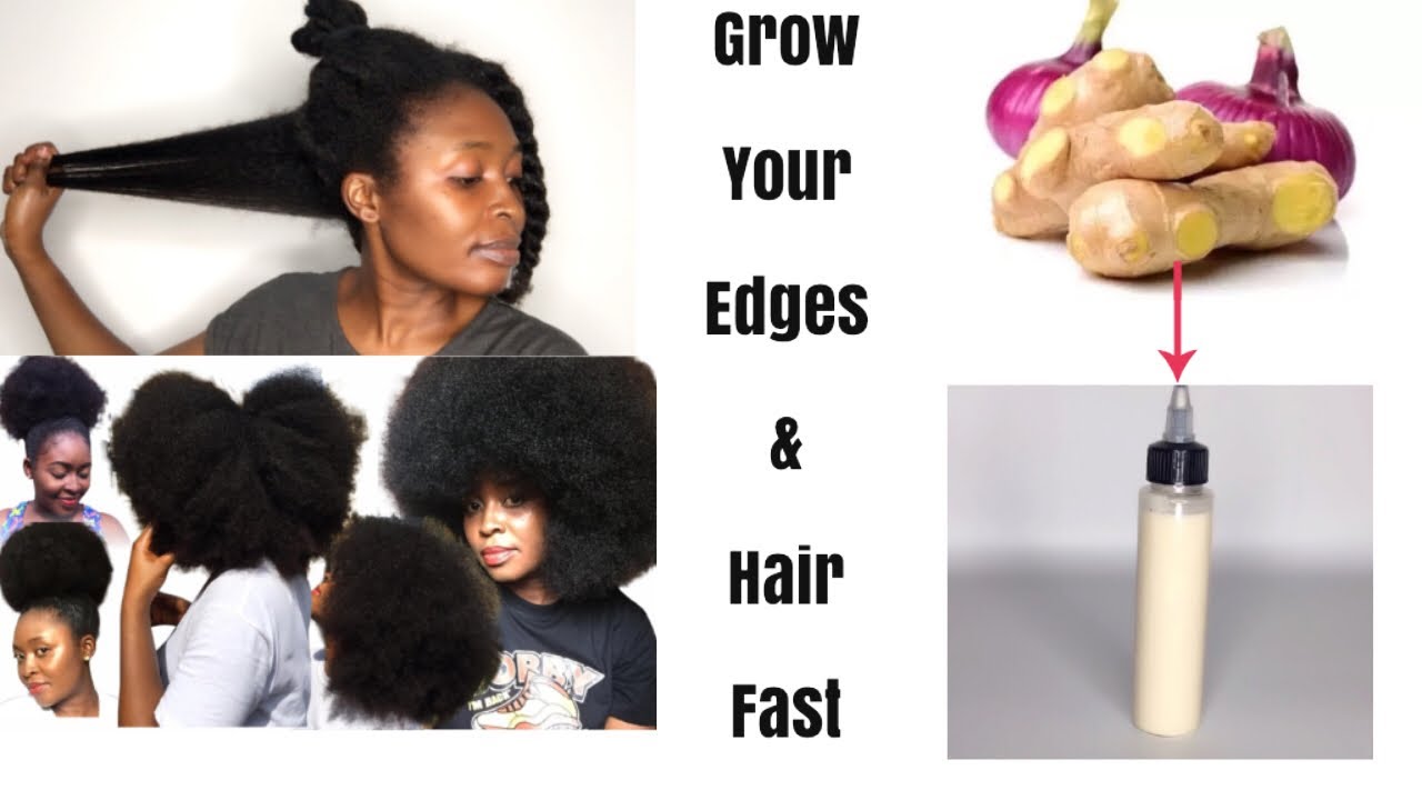HOW I USE GINGER AND ONIONS FOR UNSTOPPABLE HAIR GROWTH!!!