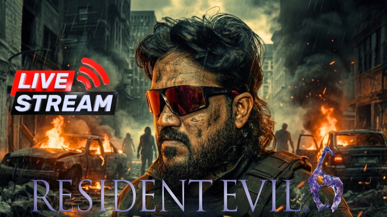 Resident Evil 6 LIVE 🔥 Malayalam | This Game is Pure Chaos 😭 | Leon & Chris Story | Horror Night