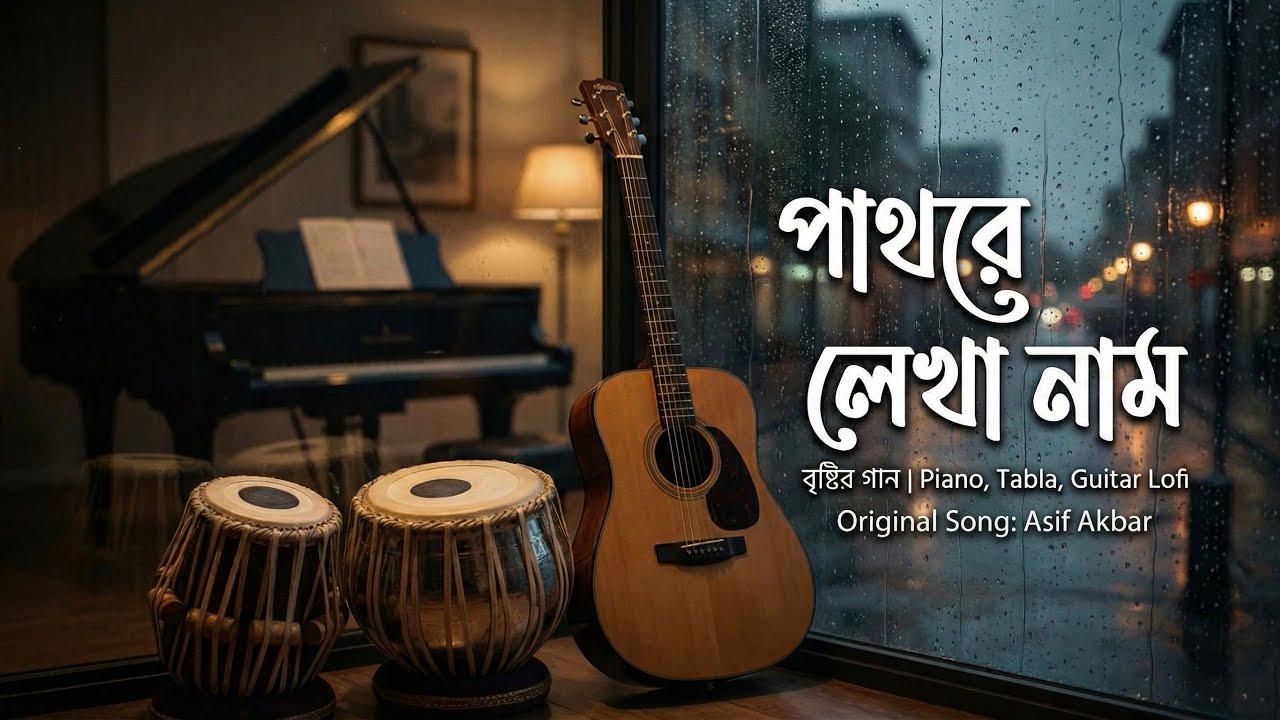 Pathore Lekha Nam (Lofi Rain Female Ver.) | পাথরে লেখা নাম | Tribue to Asif Akbar 