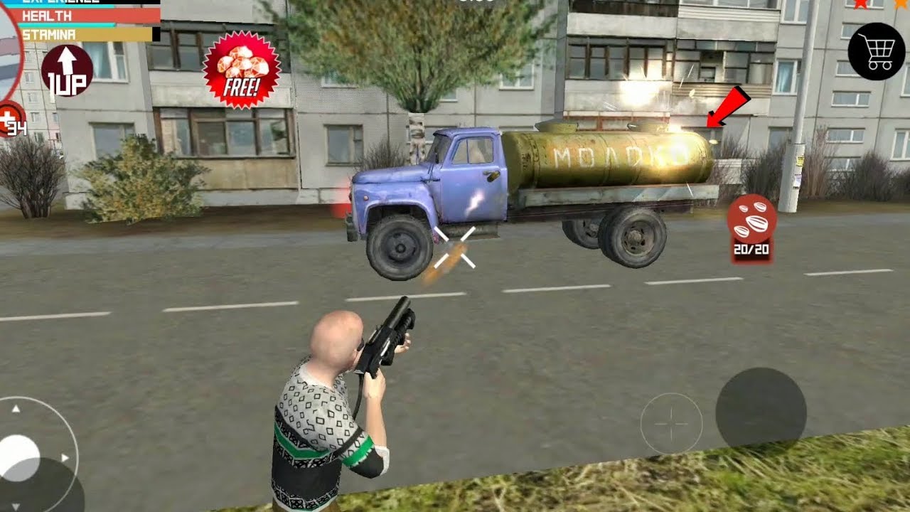 Slavic Gangster Style (Destroy oil truck with rocket launcher) [Fire on Truck] Android Gameplay HD