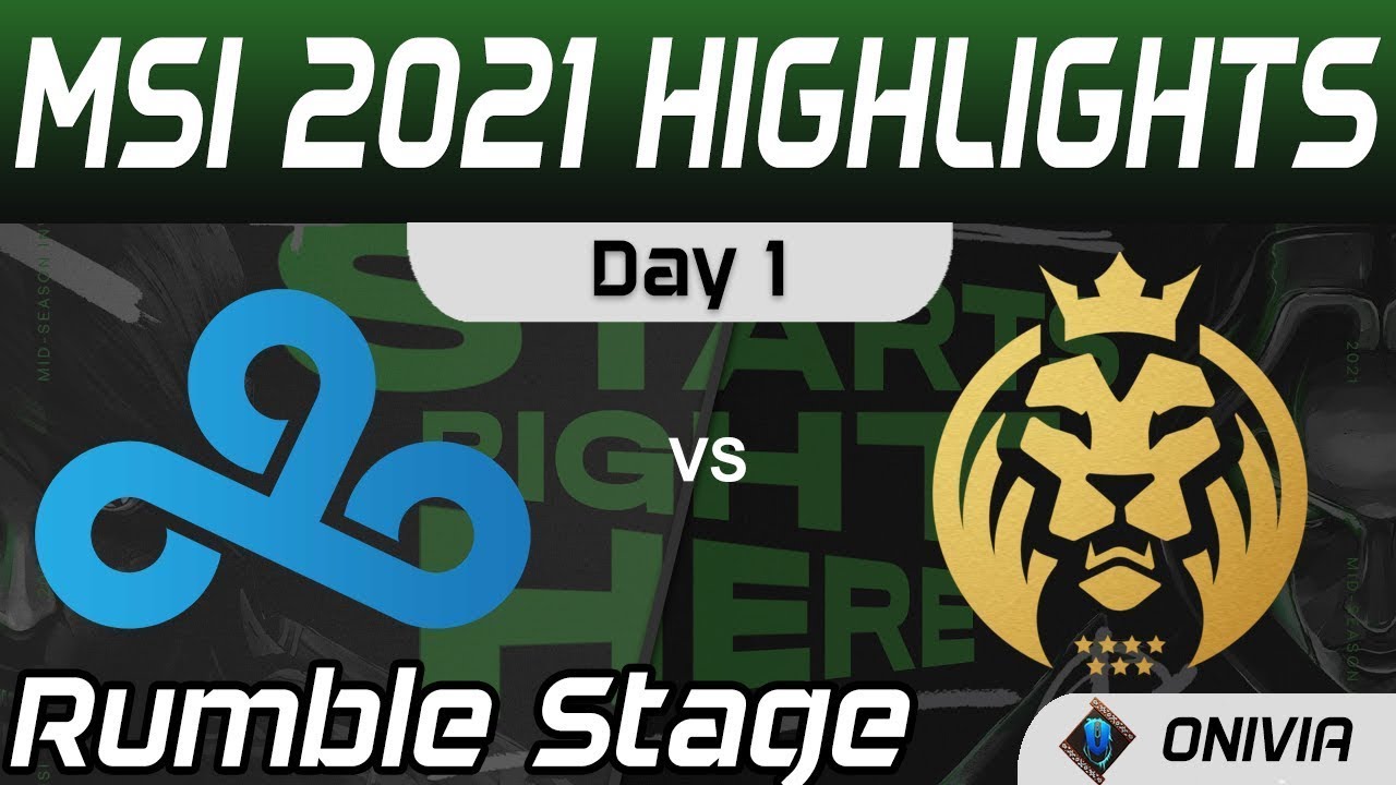 C9 vs MAD Highlights Day 1 MSI 2021 Rumble Cloud9 vs MAD Lions by Onivia