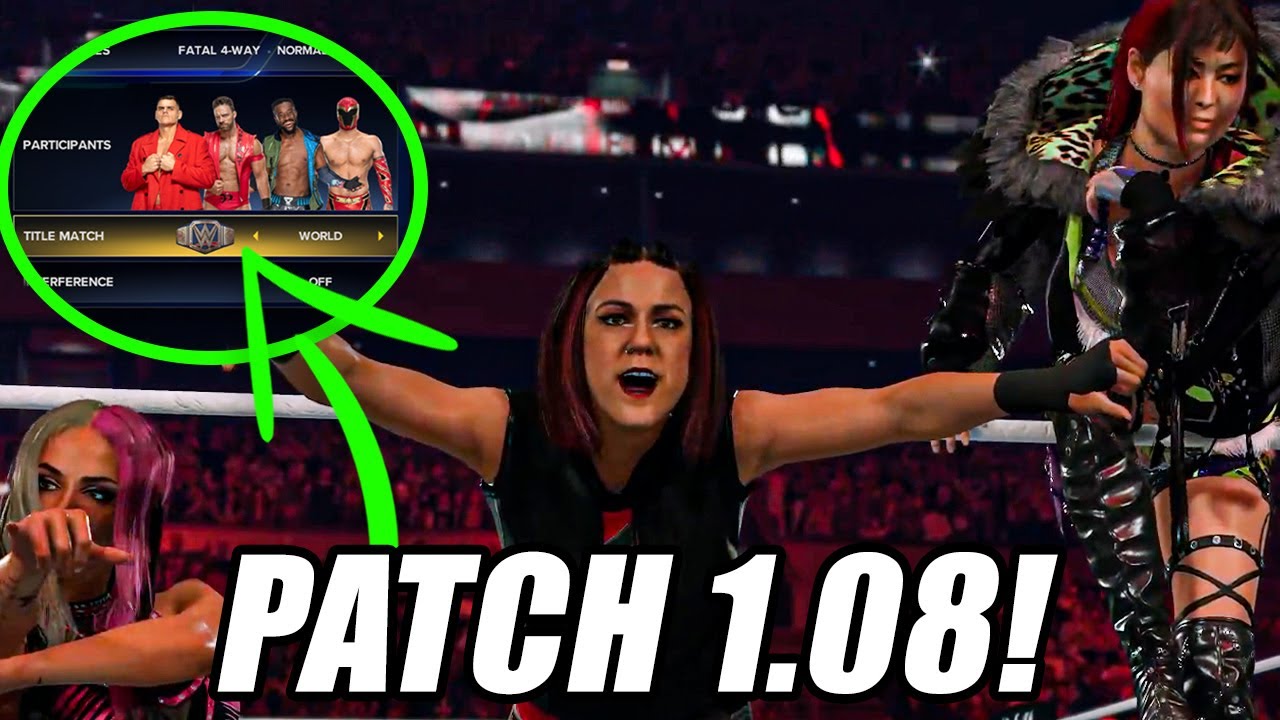 WWE 2K23 PATCH 1.08 PLUS EXTRA HIDDEN FIXES FOUND!
