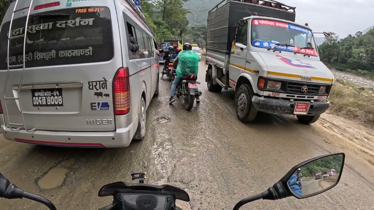 sindhuli to kathmandu road condition update (2082/07/12) || bp highway road condtion latest video 