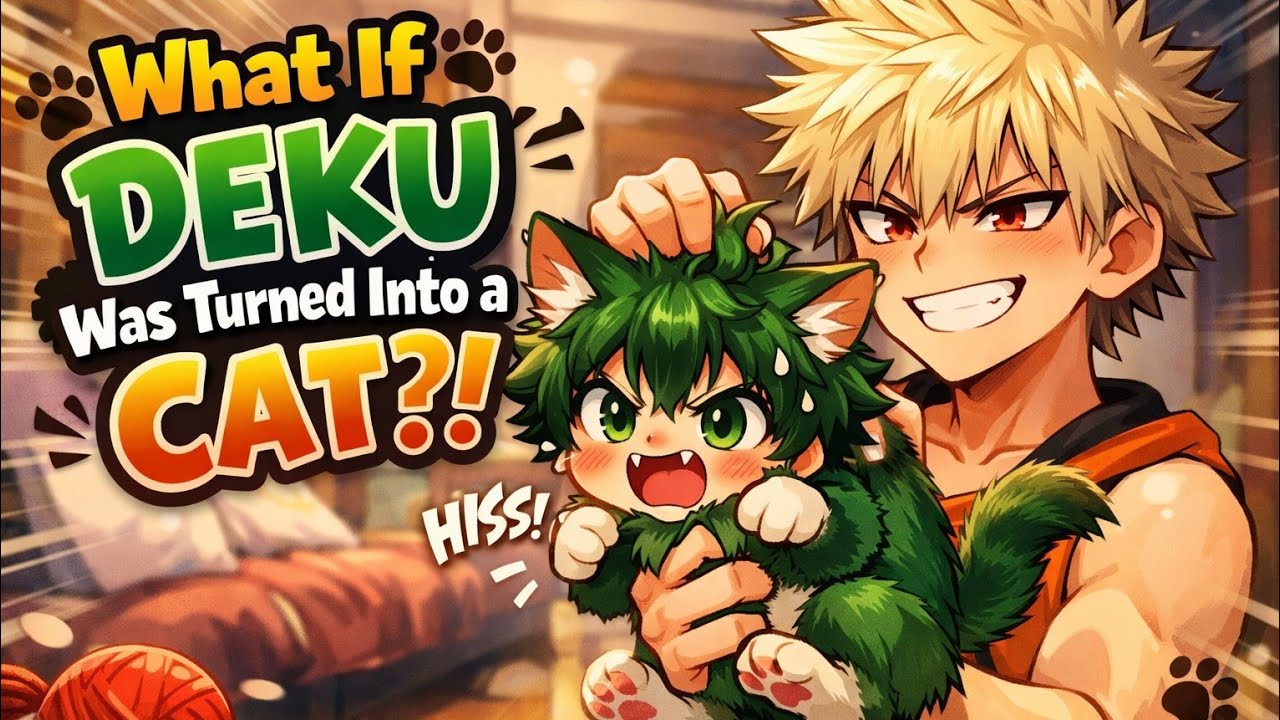 What if Deku Was Turned Into a Cat?