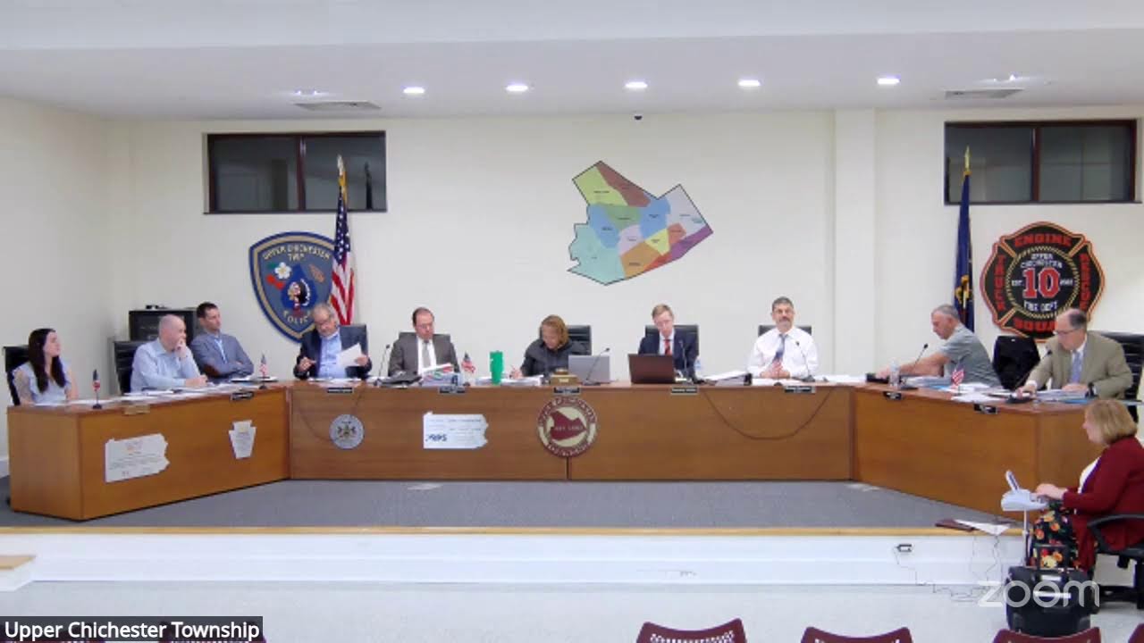Upper Chichester Township's Board of Commissioners Meeting