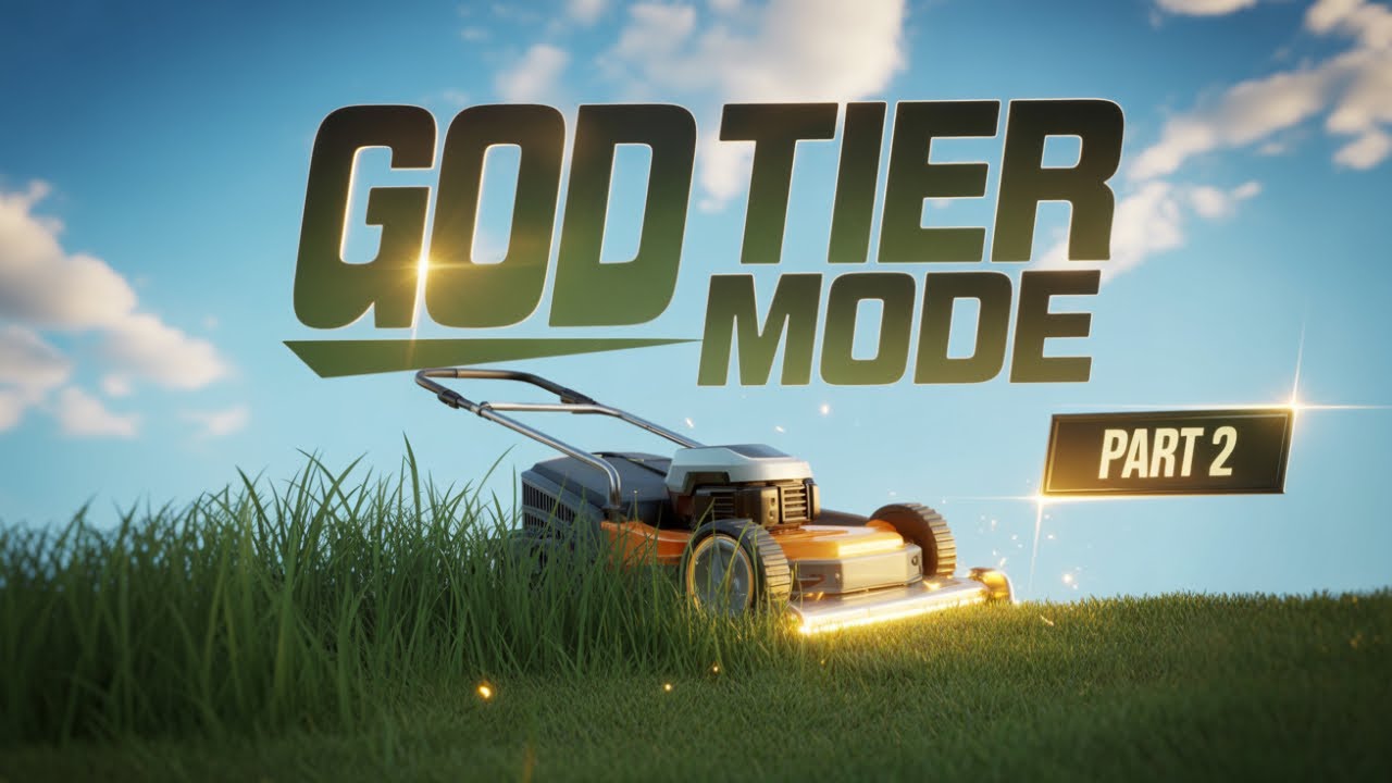 Моя газонокосилка только что перешла в режим GOD TIER | Stone Grass