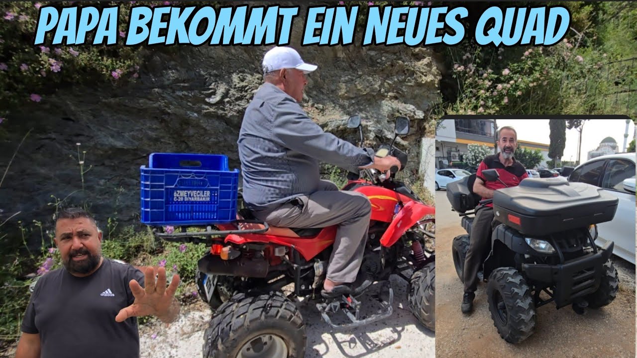 Wir kaufen Papa ein Quad.Adana Streetfood..