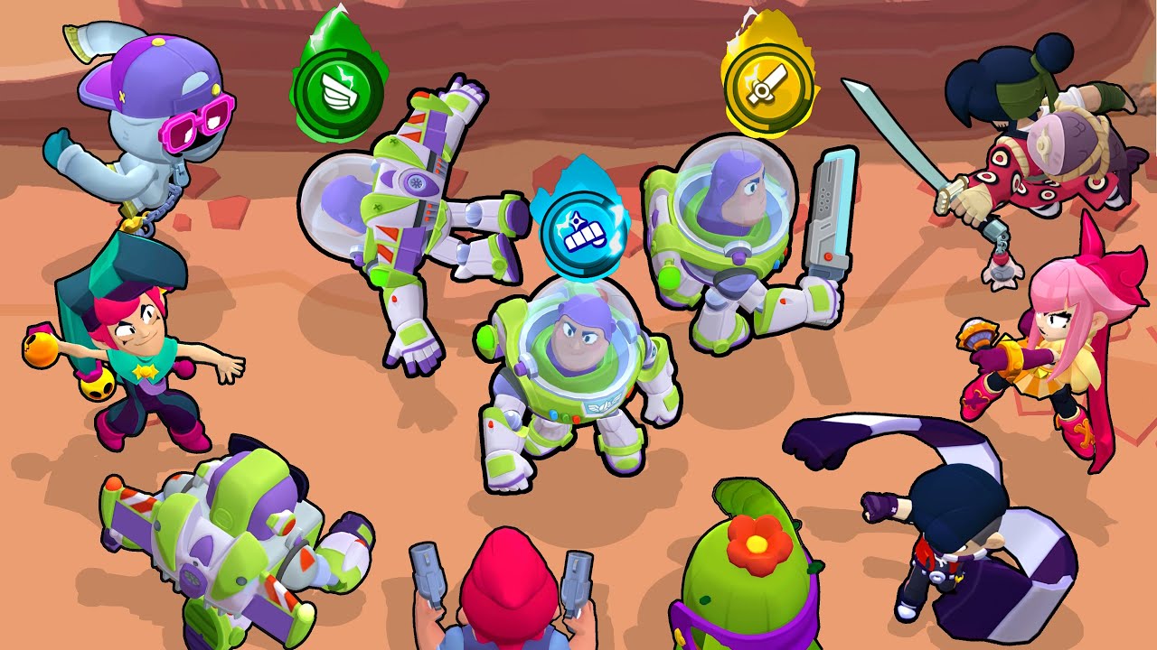 Buzz Lightyear &Epsilon;&Nu;&Alpha;&Nu;&Tau;&Iota;&Omicron;&Nu; 9 Brawlers ⭐ Toy Story X Brawl Stars