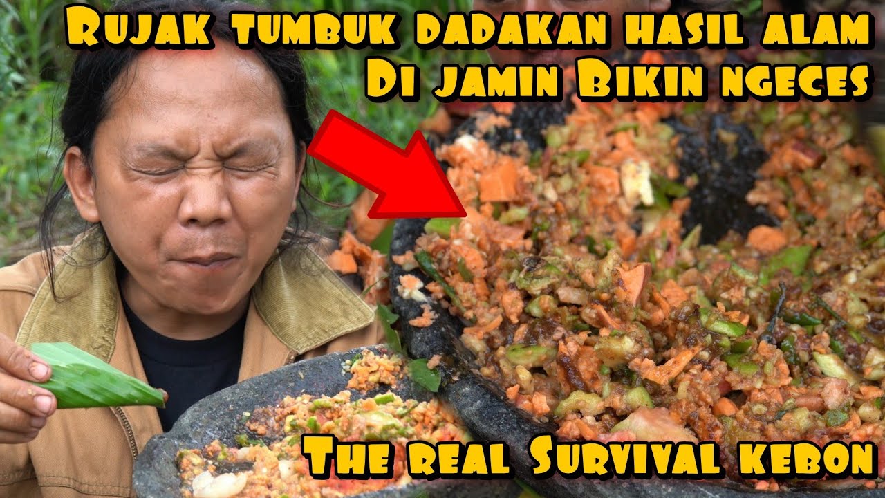 SURVIVAL KOBUN BIKIN RUJAK TUMBUK HASIL ALAM