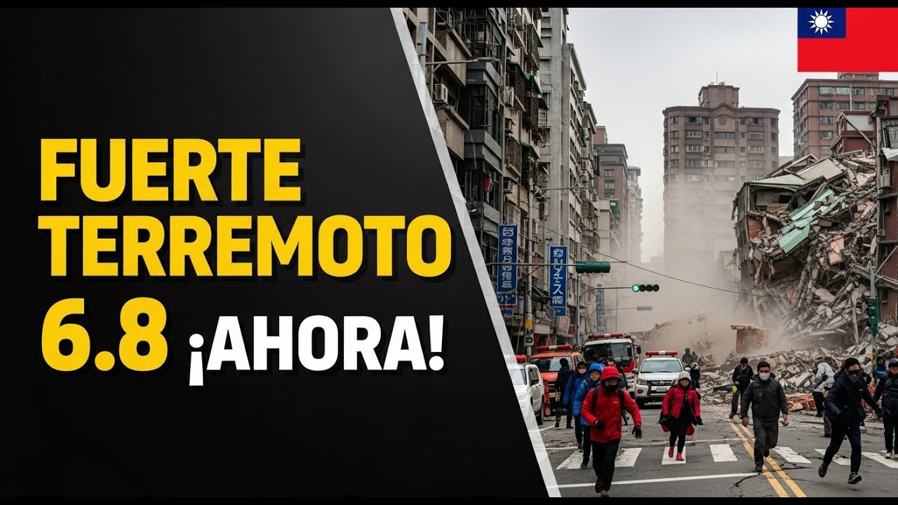 URGENTE! FUERTE TERREMOTO 6.8 ACABA DE SACUDIR HOY. MIRA LO QUE ACABA DE PASAR