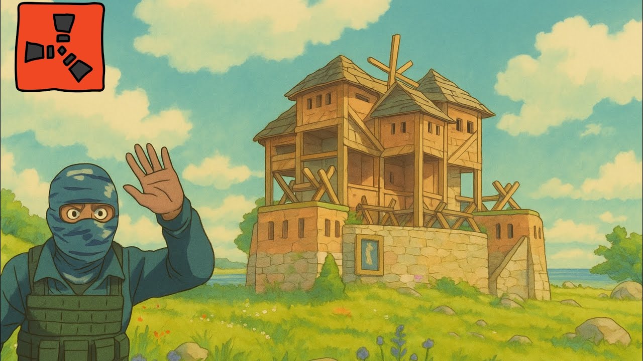 🔥 Best Duo/Trio Rust Base 2025 &ndash; Strong Shooting Floor Fortress with Wide Peaks | Rust Base Build