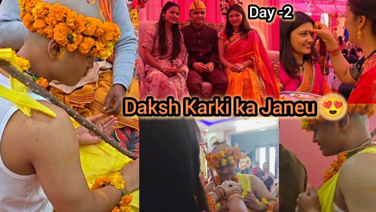 Daksh karki ka Janeu ❤️😍 || Day-2|| NikitaVikram Vlogs 