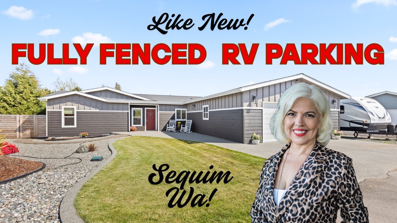 Moving to Sequim? Must-See Sequim Home: Gated Community in one of the best places to retire!