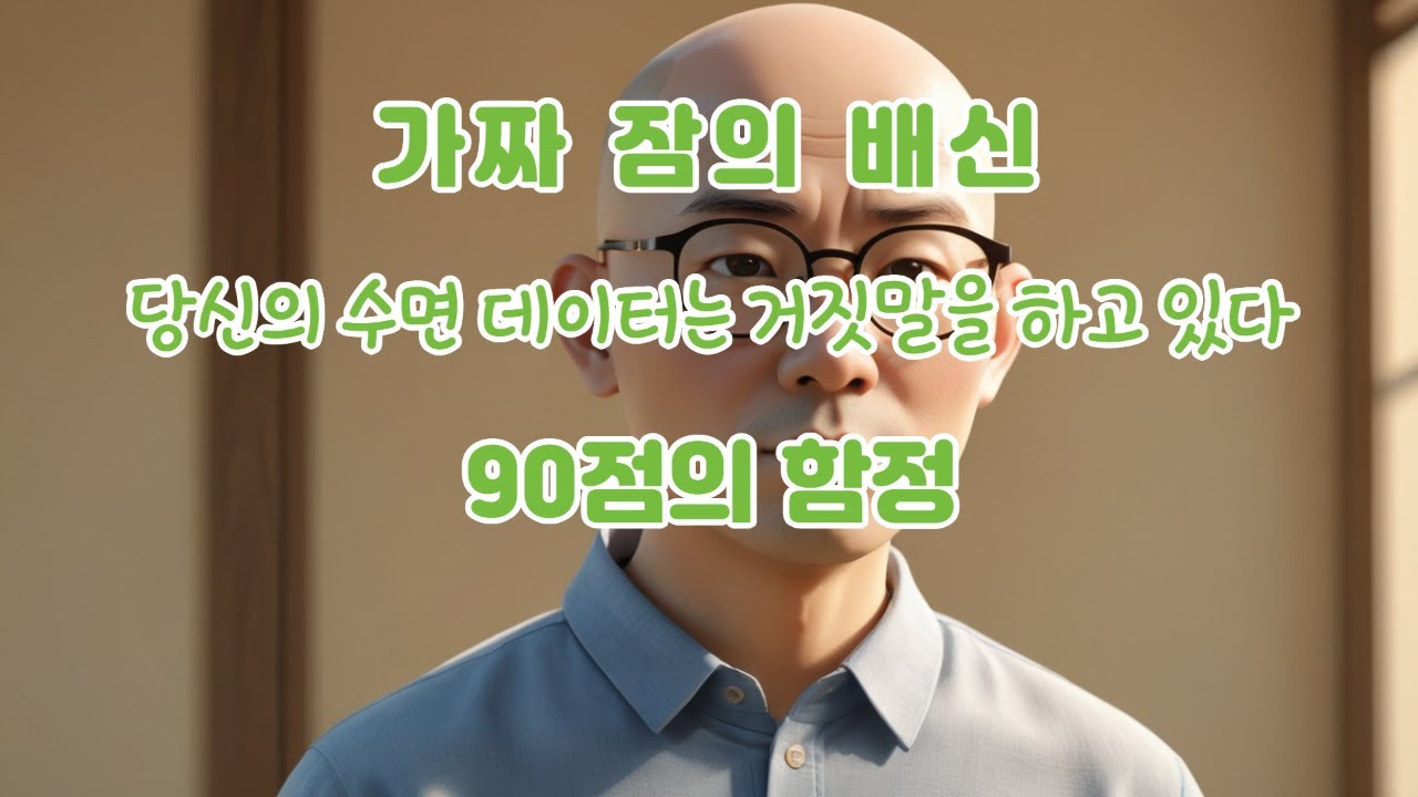 가짜 잠의 배신: 당신의 수면 데이터는 거짓말을 하고 있다 90점의 함정
