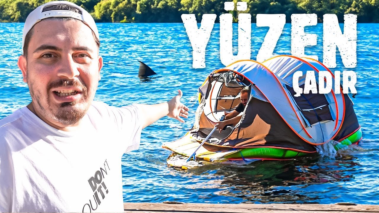 ATİK AİLESİNİN GÖLÜN ORTASINDA YÜZEN ÇADIRINI YAPTIM !