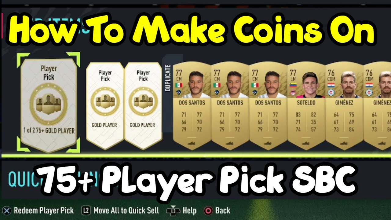 How To Craft The 75+ Player Pick SBC For Profit