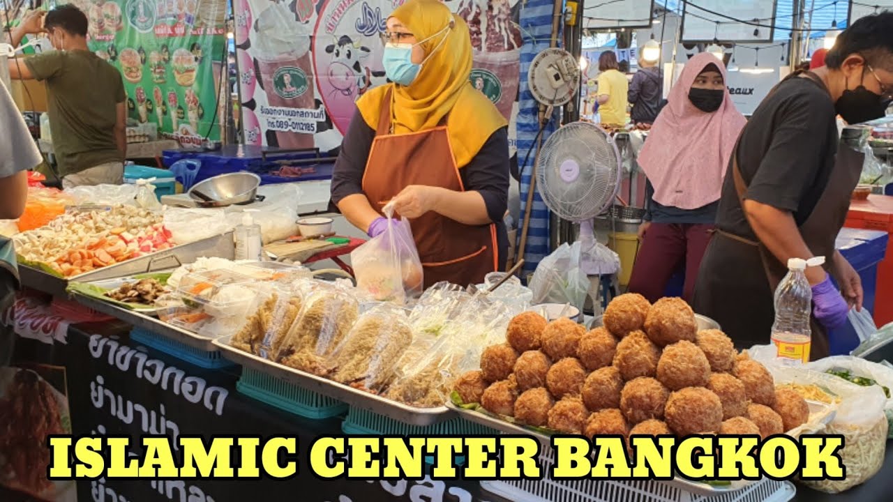 RAMADAN BAZAAR IN BANGKOK Part 03 (Islamic Center) Nyobain makanan yang aneh dan unik