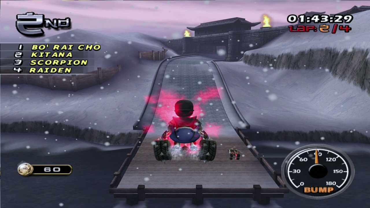 [Wii] Mortal Kombat: Armageddon - Motor Kombat: Lin Kuei Raceway - Sub-Zero