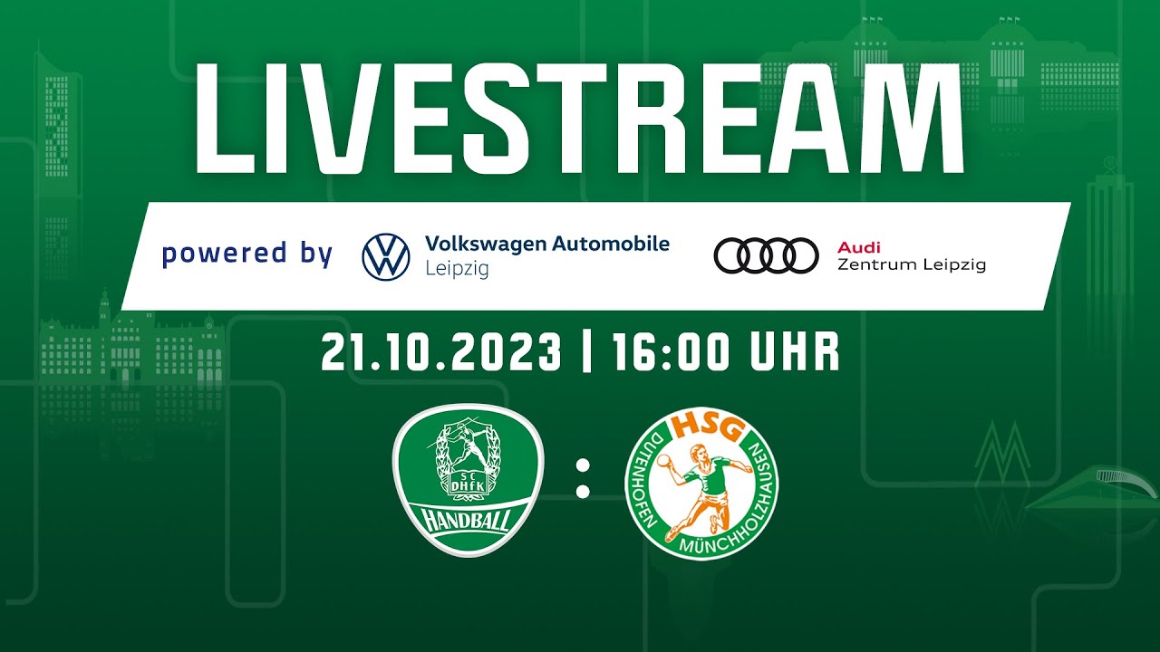 Handball U19 Bundesliga LIVE: SC DHfK Leipzig - HSG Dutenhofen/Münchholzhausen