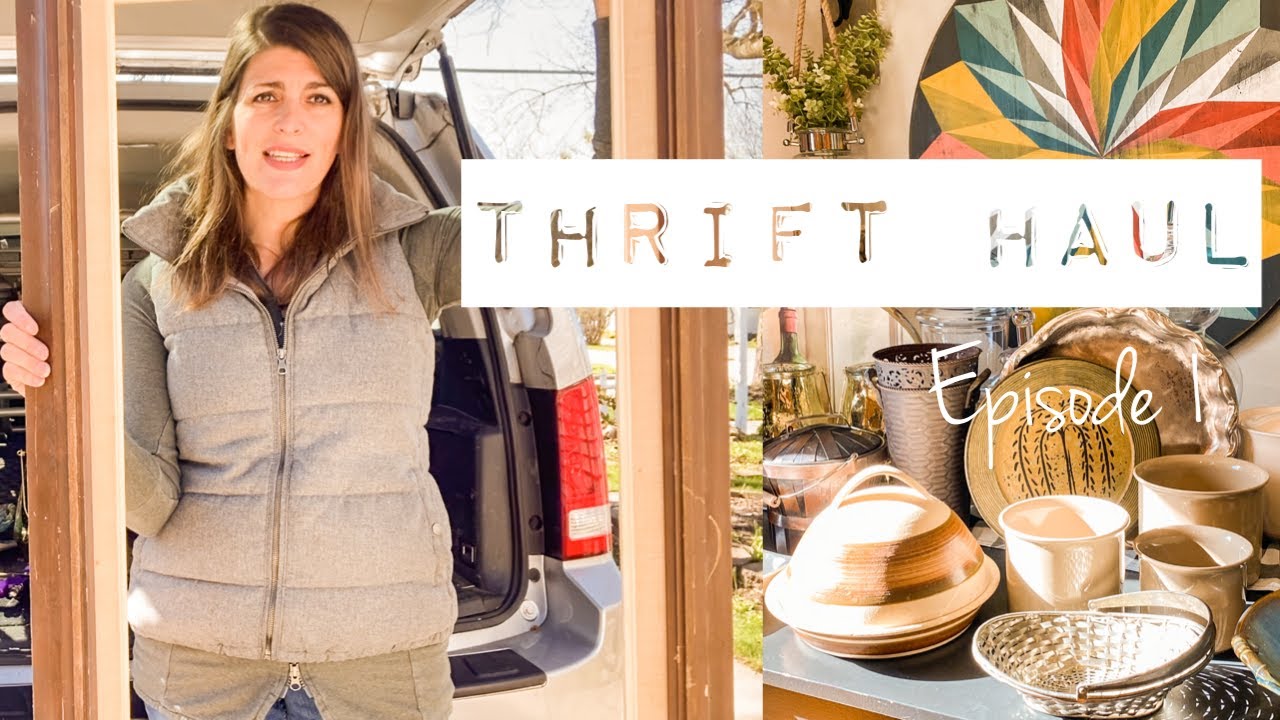 Thrift Haul - Thrift Stores - Pottery - Glass - Metal - DIY Ideas - New Tools - Flipping for Profit