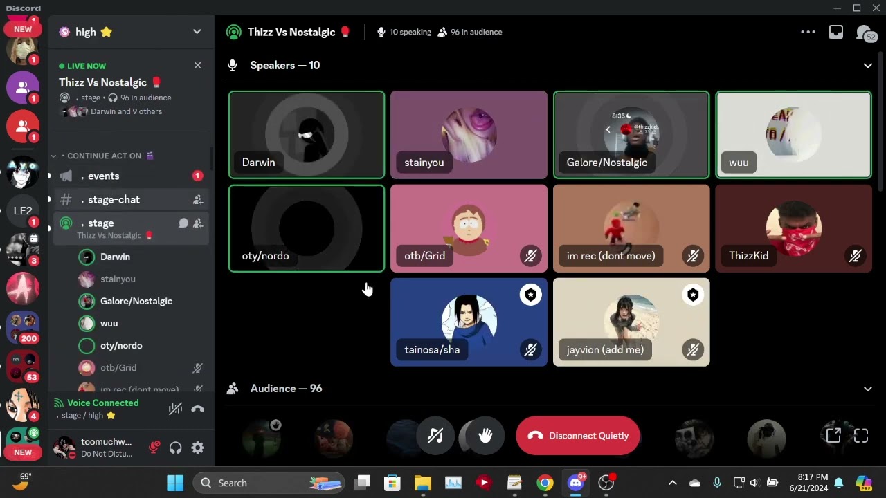 Thizzkid & Wuu KILLS Nostalgic (OVERKILL) Discord Packing