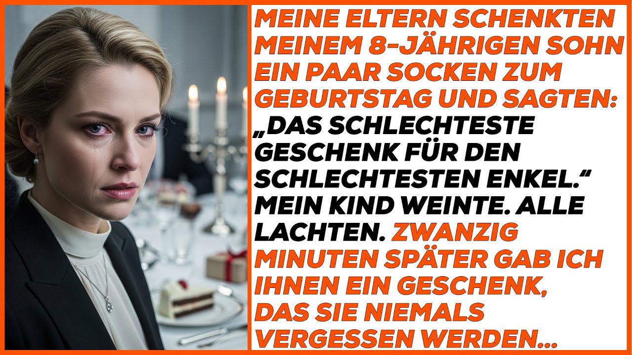 Eltern gaben meinem 8-jährigen Sohn Socken und nannten ihn den schlechtesten Enkel.