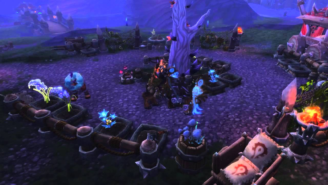 WoW Moose Mount (Grove Warden) herb picking animation!