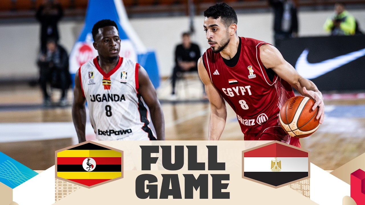Uganda v Egypt | Full Basketball Game | FIBA Basketball World Cup 2027 African Qualifiers