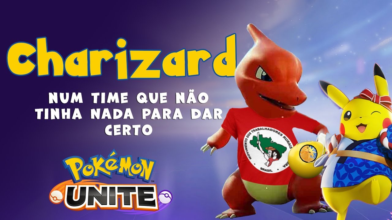 Pokémon UNITE - Charizard num time que não tinha como dar certo