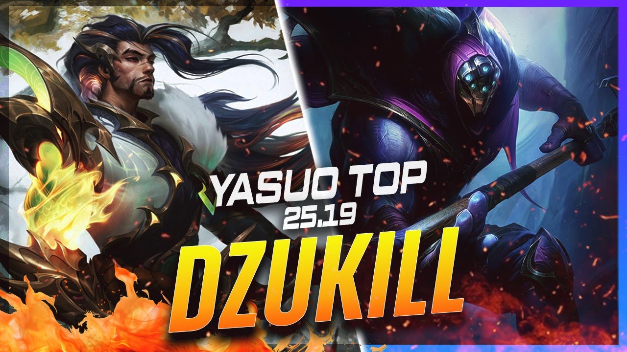 Dzukill - Yasuo vs Jax TOP Patch 25.19 - Yasuo Gameplay