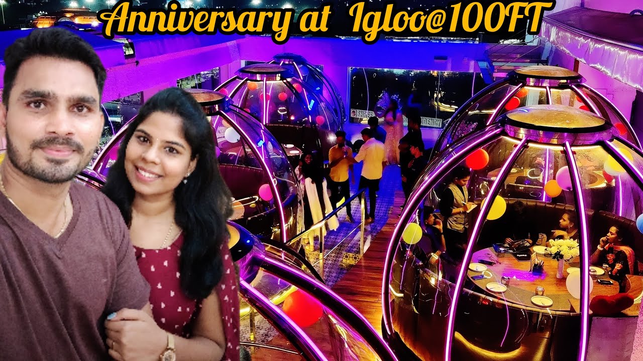 Anniversary Celebration | Trending Igloos restaurant | Booking | JP Hotel| RoofTop@100FT |DinnerDate