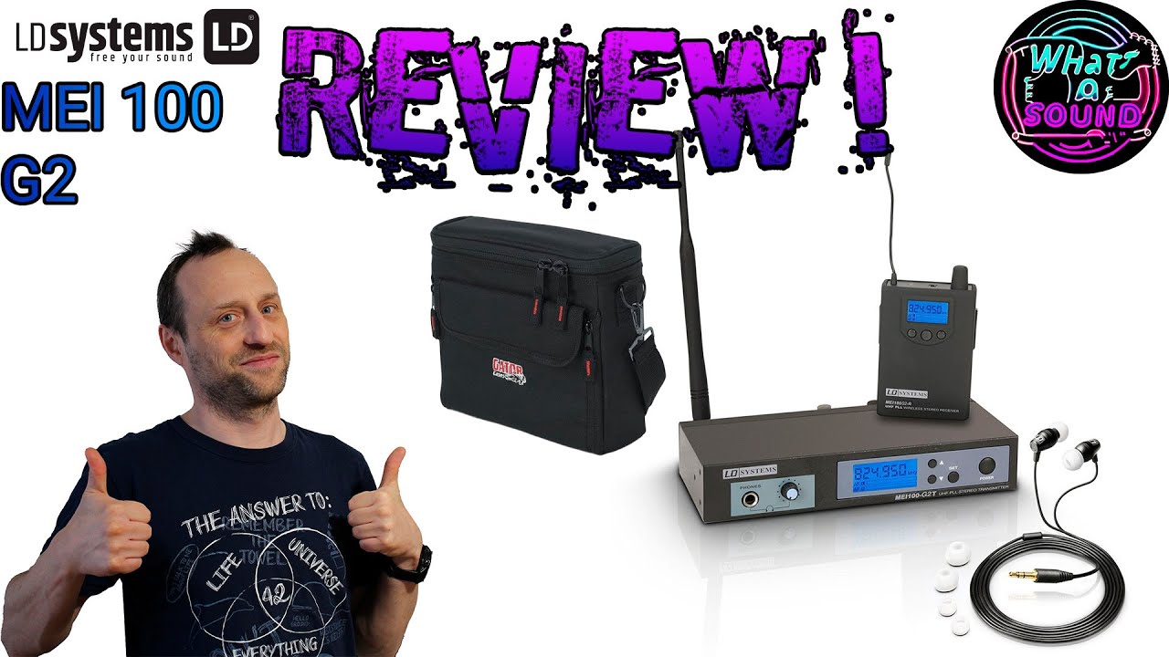 Review del sistema in ear che utilizzo da un anno! LD Systems Mei 100 G2