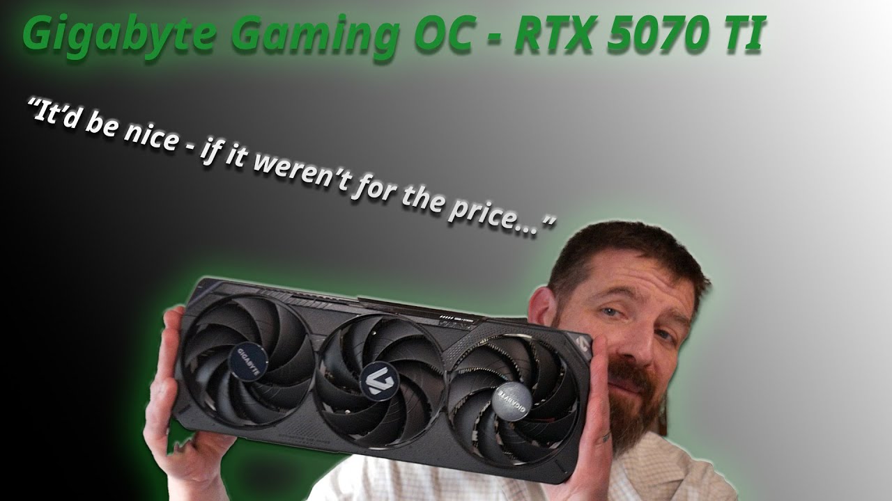 Gigabyte Gaming OC RTX 5070 TI Review - Incredible Performance and You'll Pay for Every Frame!!!