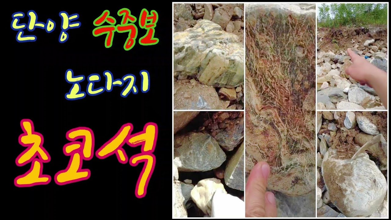 수석탐석 단양 수중보 노다지 초코석 탐석