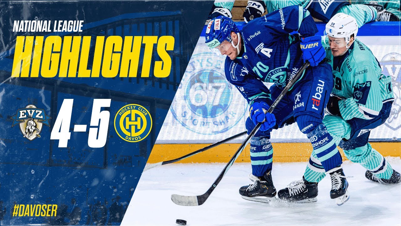 Highlights EV Zug vs HC Davos 4:5