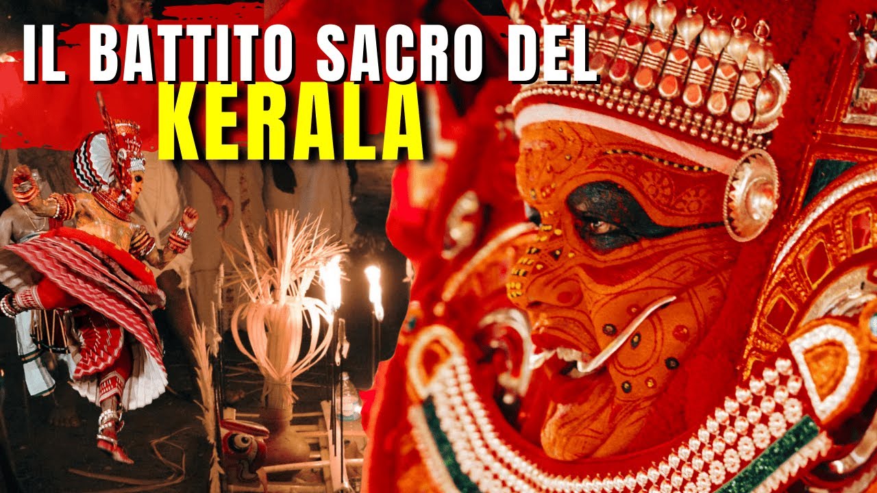 🇮🇳 SCIOCCATI! PAZZESCA cerimonia in KERALA | Restiamo senza parole di fronte al THEYYAM