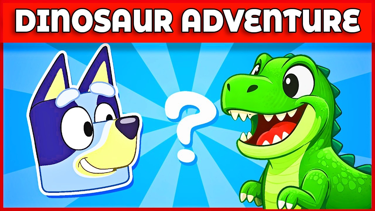 Bluey Dinosaur Adventure 🦖 | Can You Beat This Dino Quiz?