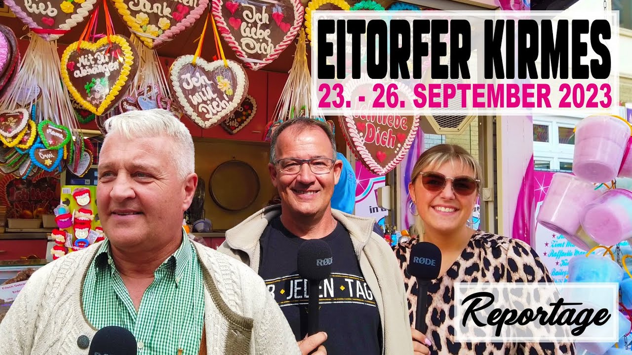 Reportage - Eitorfer Kirmes 2023 - Marnie Liebe - Sascha Kappenstein - Rainer Viehof (Bürgermeister)